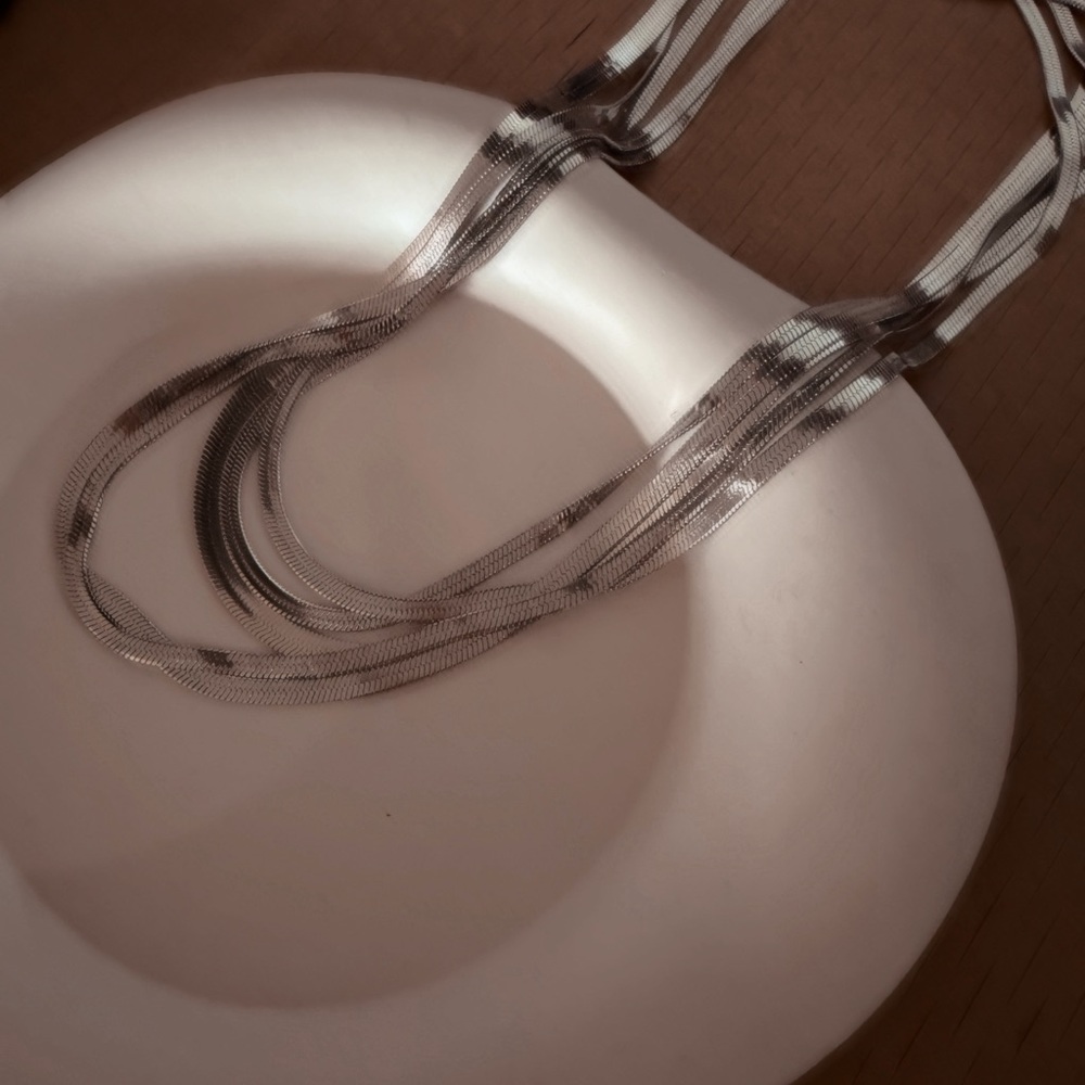 Silver Stainless Steel Necklace